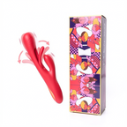 Modern 3 Modlu Rabbit Vibrator Kırmızı