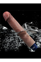 Gerçekçi Yumuşak Silikon Şarjlı Titreşimli Dildo – 23 cm