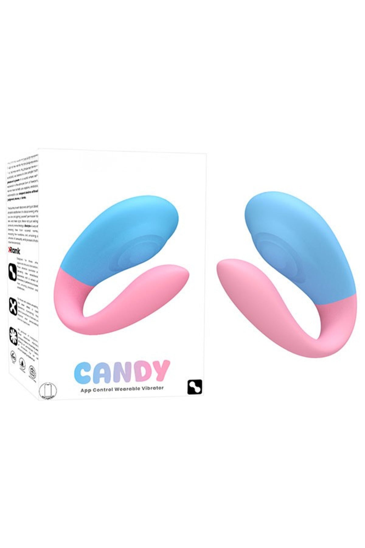 Candy Telefon Kontrollü Giyilebilir Vibratör – Uzaktan Kontrol & Müzik Senkron