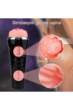 10 Farklı Titreşim Modlu Elle Sıkıştırmalı Similasyon Vajina Masturbatör
