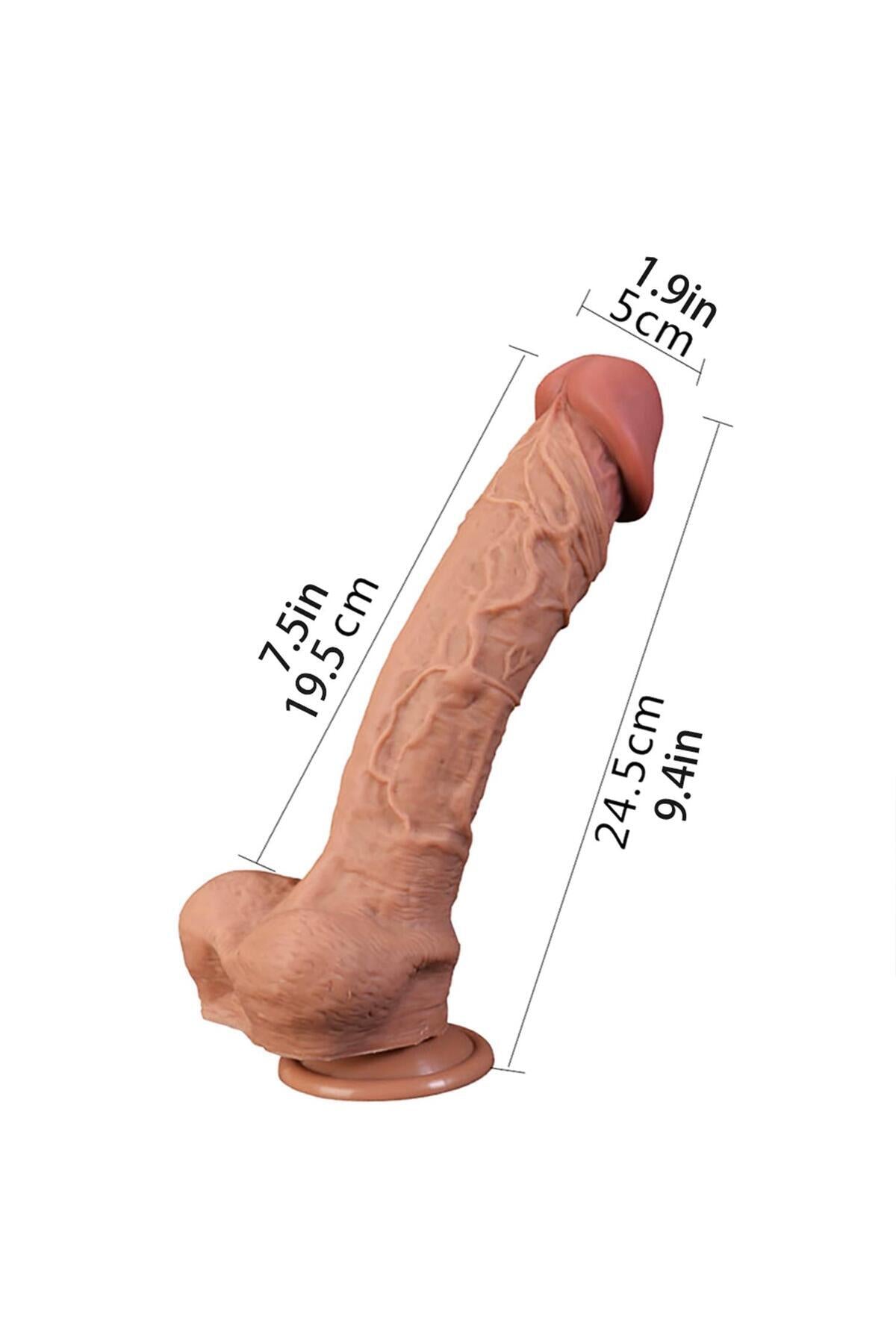 Realistik Dildo 24,5 Cm