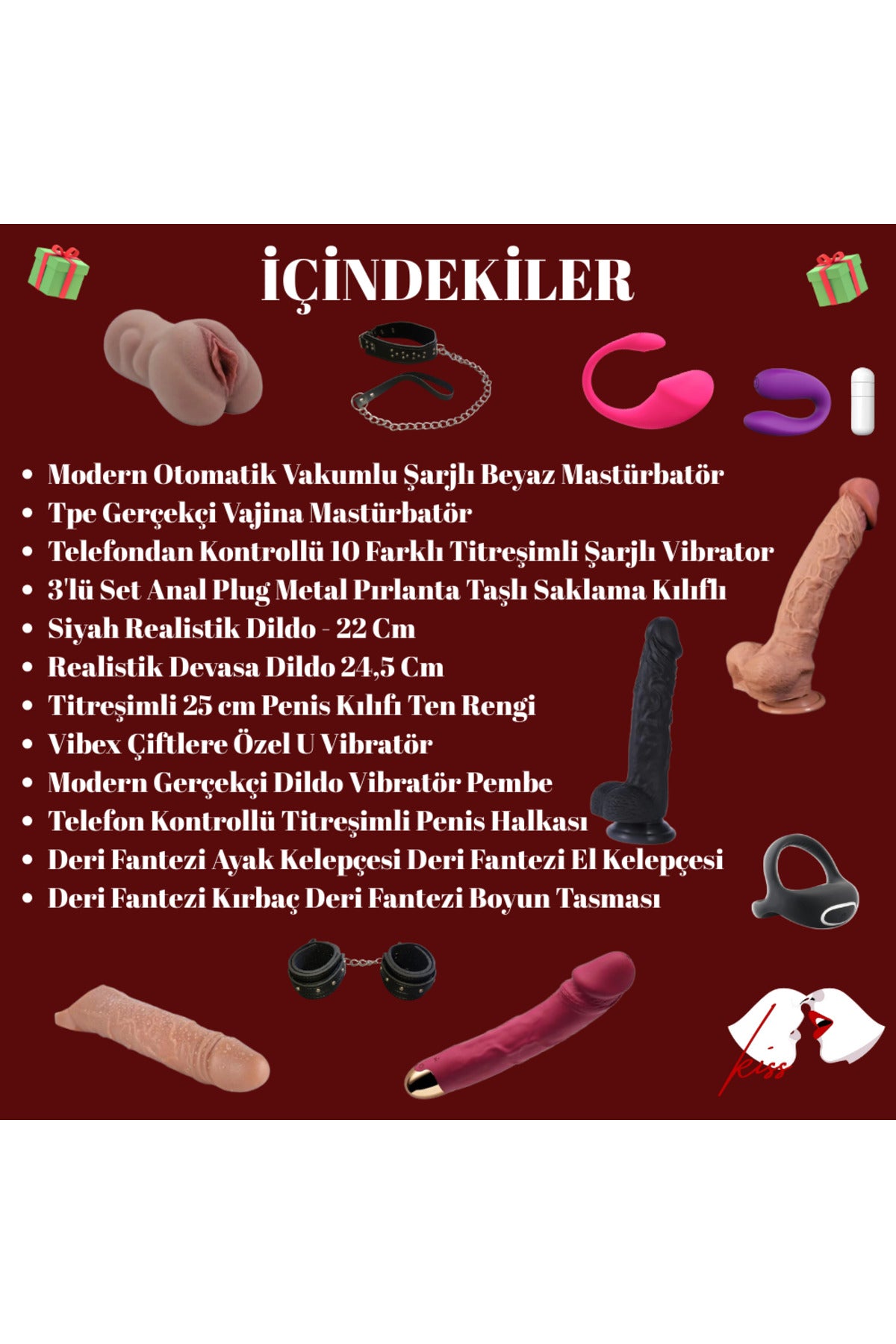 SecretKiss Nirvana Çiftlere Özel Şifreli Deri Çanta Deneyim Seti