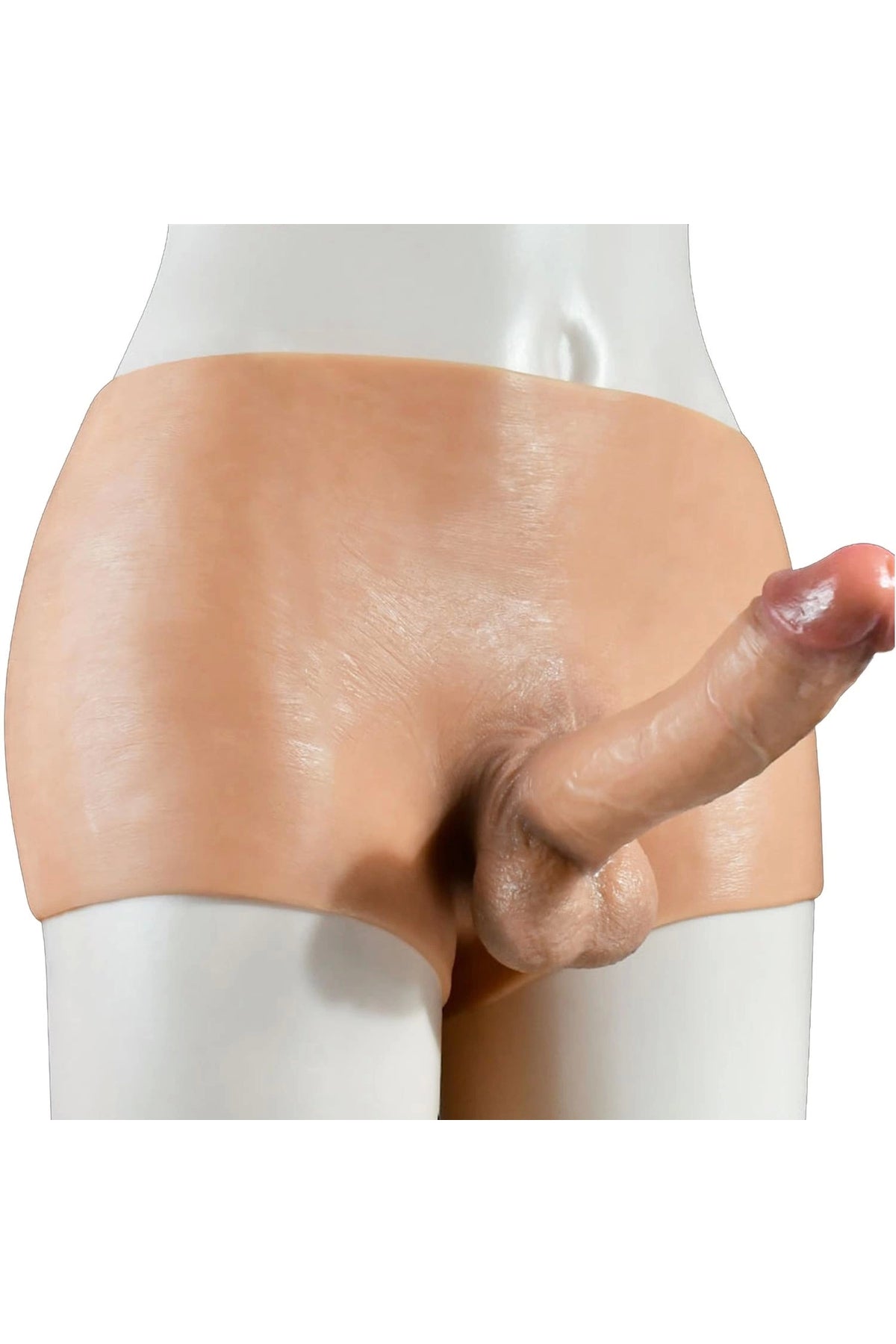 Giyilebilir Silikon Gerçekçi Dildo Pantolon Küçük Boy Boş Strapon