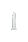 Şeffaf Fosforlu Silikon Dildo 13 cm