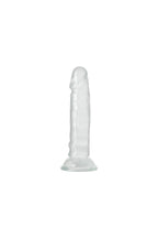 Şeffaf Fosforlu Silikon Dildo 13 cm