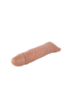 Telefon Kontrollü Titreşimli Penis Halkası+Titreşimli Penis Kılıfı Ten Rengi