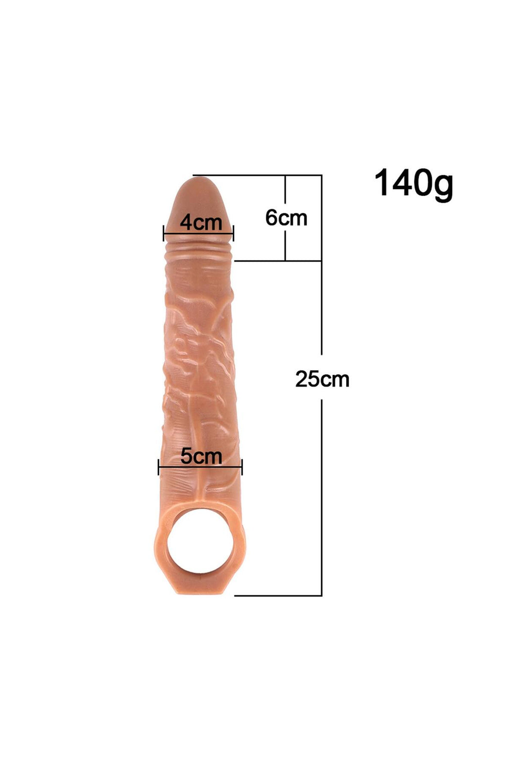 Telefon Kontrollü Titreşimli Penis Halkası+Titreşimli Penis Kılıfı Ten Rengi
