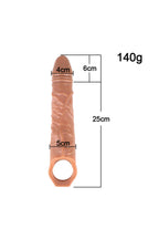 Telefon Kontrollü Titreşimli Penis Halkası+Titreşimli Penis Kılıfı Ten Rengi