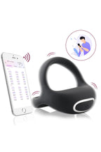 Telefon Kontrollü Titreşimli Penis Halkası+Titreşimli Penis Kılıfı Ten Rengi