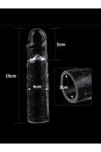 Flawless Şeffaf Uzatma Kılıfı – 5 cm Ek Uzunluk, Esnek TPE Yapı