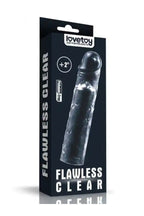 Flawless Şeffaf Uzatma Kılıfı – 5 cm Ek Uzunluk, Esnek TPE Yapı