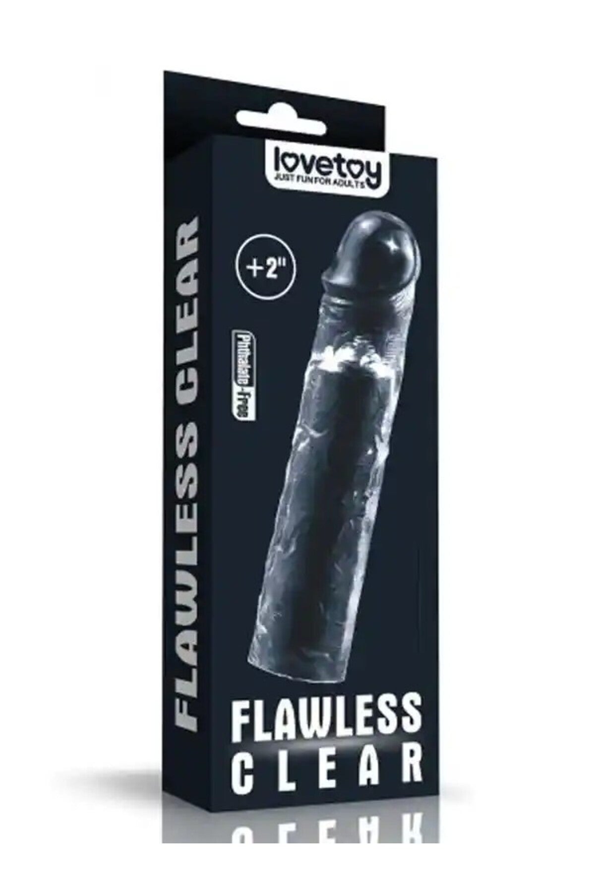 Flawless Şeffaf Uzatma Kılıfı – 5 cm Ek Uzunluk, Esnek TPE Yapı