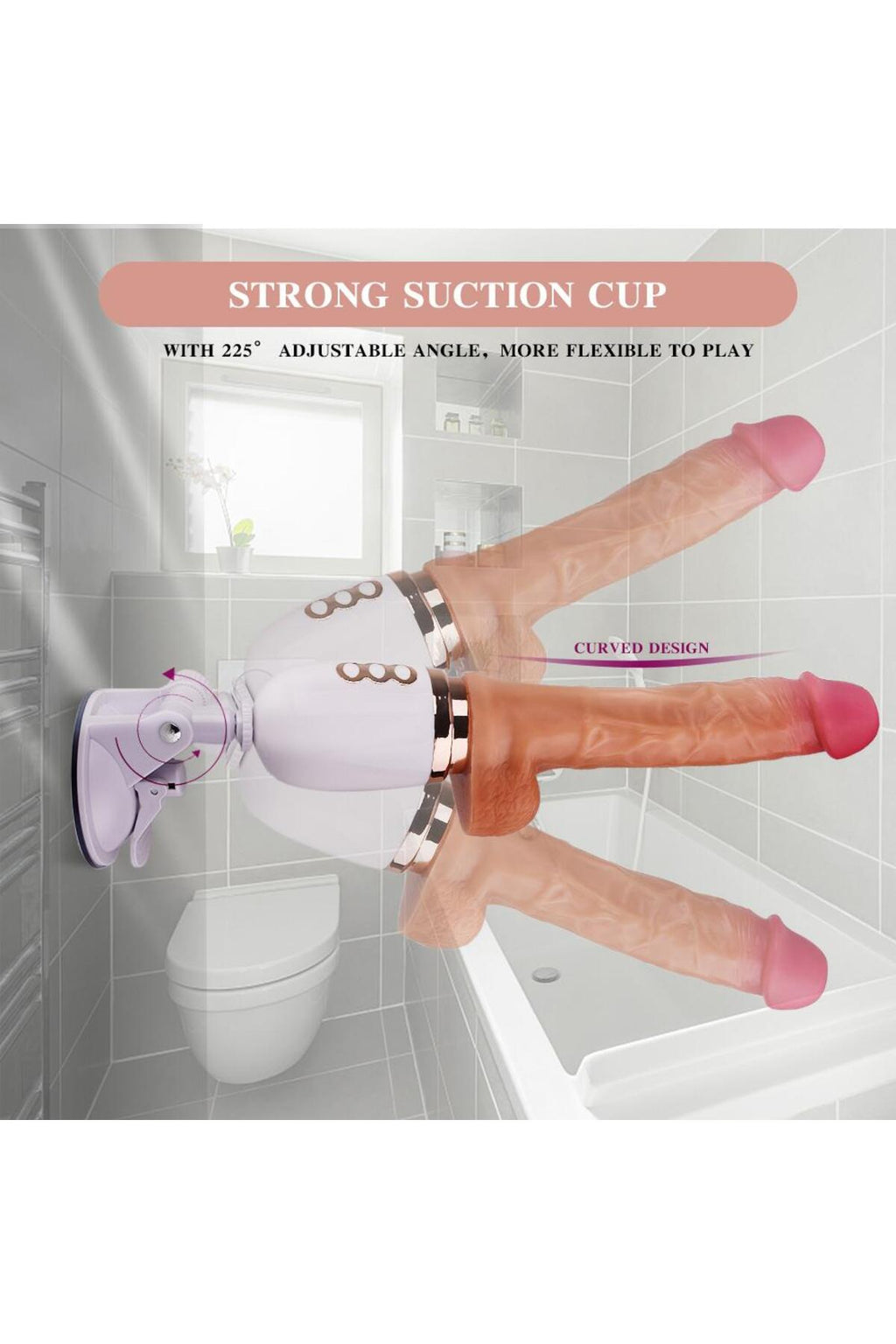 Uzaktan Kumandalı Hareketli Dildo Vibratör+Çiftlere Özel U Vibratör