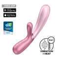 Satisfyer Hot Lover App Kontrollü Tavşan Vibratör Rose