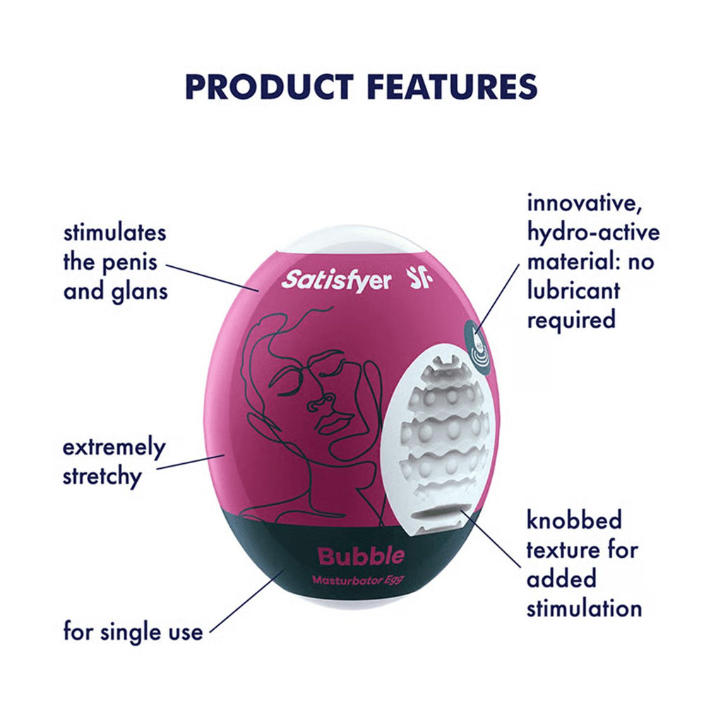 Satisfyer Bubble Yumurta Mastürbatör 3’lü Set