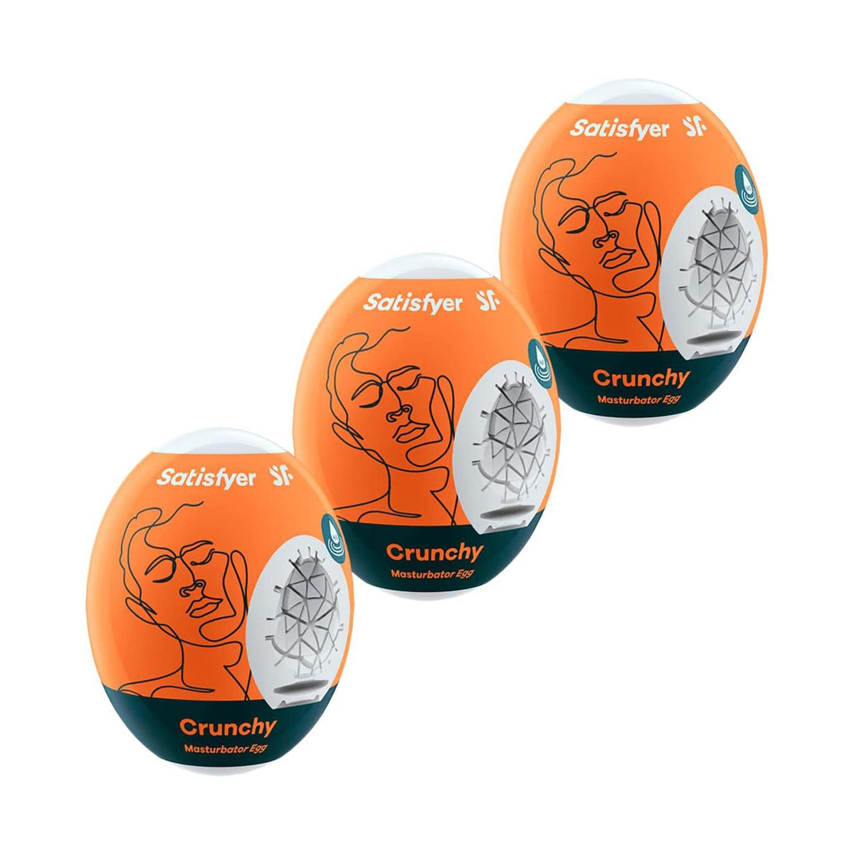 Satisfyer Crunchy Yumurta Masturbatör 3’lü Set