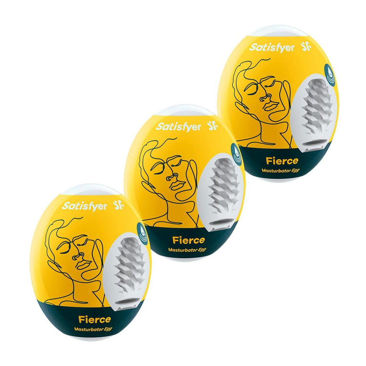 Satisfyer Fierce Yumurta Mastürbatör 3’lü Set
