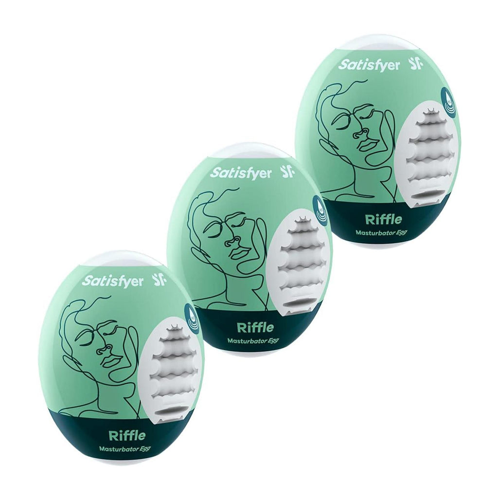 Satisfyer Riffle Yumurta Mastürbatör 3’lü Set