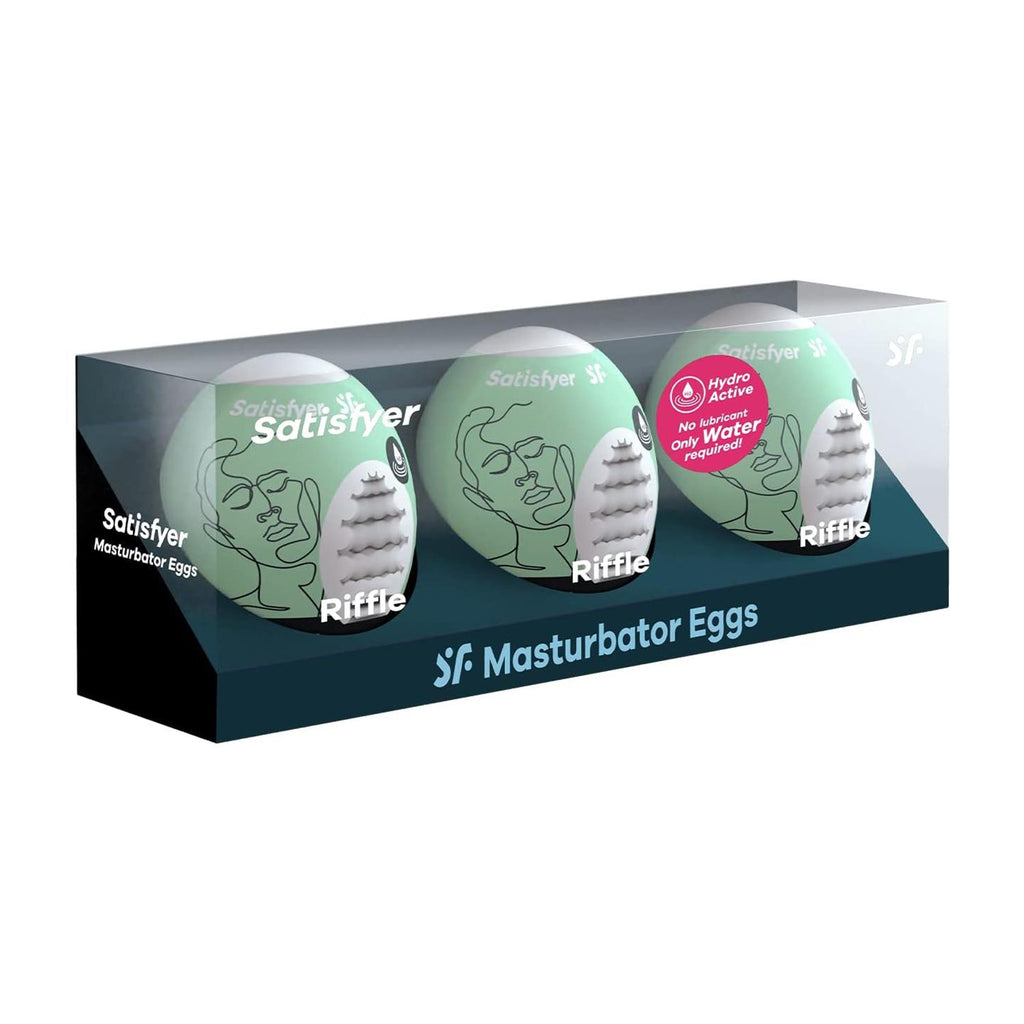 Satisfyer Riffle Yumurta Mastürbatör 3’lü Set