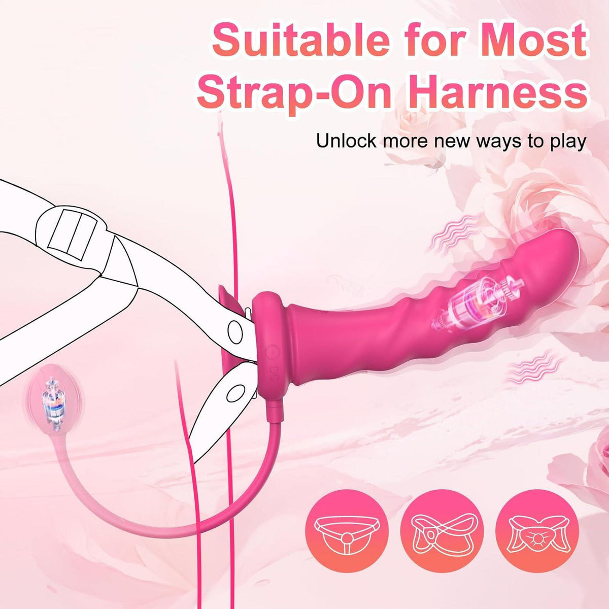 APP Kontrollü Strapon Dildo