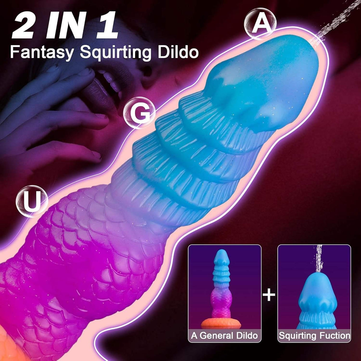 Boşalan Yaratık Dildo – 20 cm