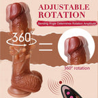 Hareketli Tırtıklı Realistik Dildo 22 cm