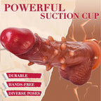 Hareketli Tırtıklı Realistik Dildo 22 cm
