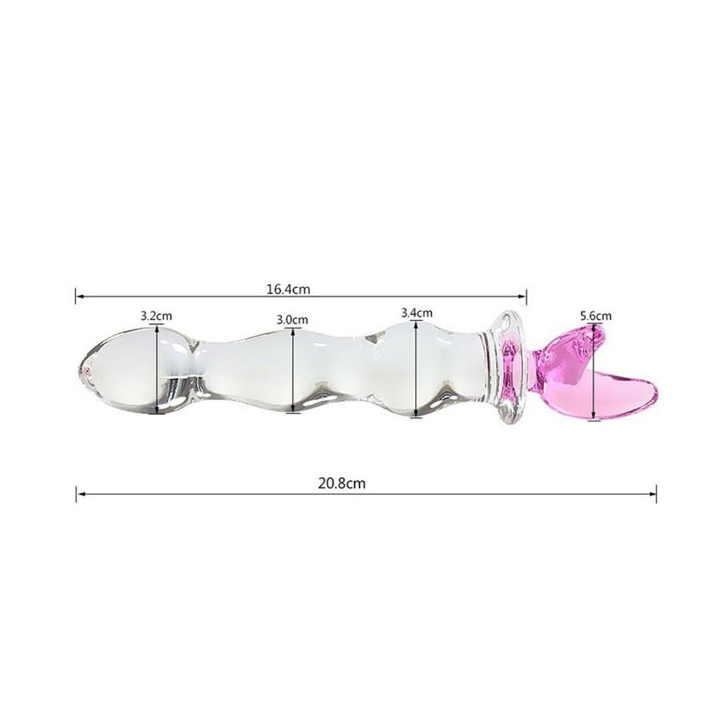 Figürlü Cam Anal Dildo