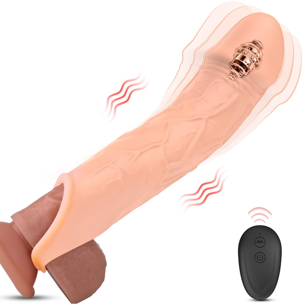 Titreşimli Uzaktan Kumandalı Penis Kılıfı