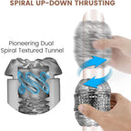 Şeffaf Spiral Mastürbatör Cup
