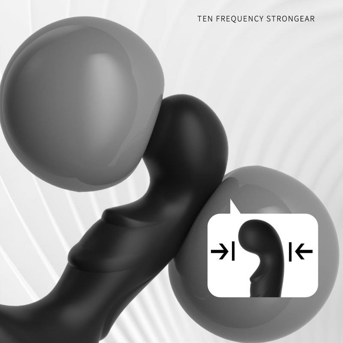 APP Kontrollü Vibratör Prostat Masaj Cihazı