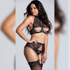 Seksi Jartiyerli Fantezi Takım