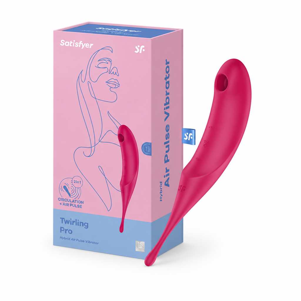 Satisfyer Twirling Pro Klitoral Vibratör Kırmızı