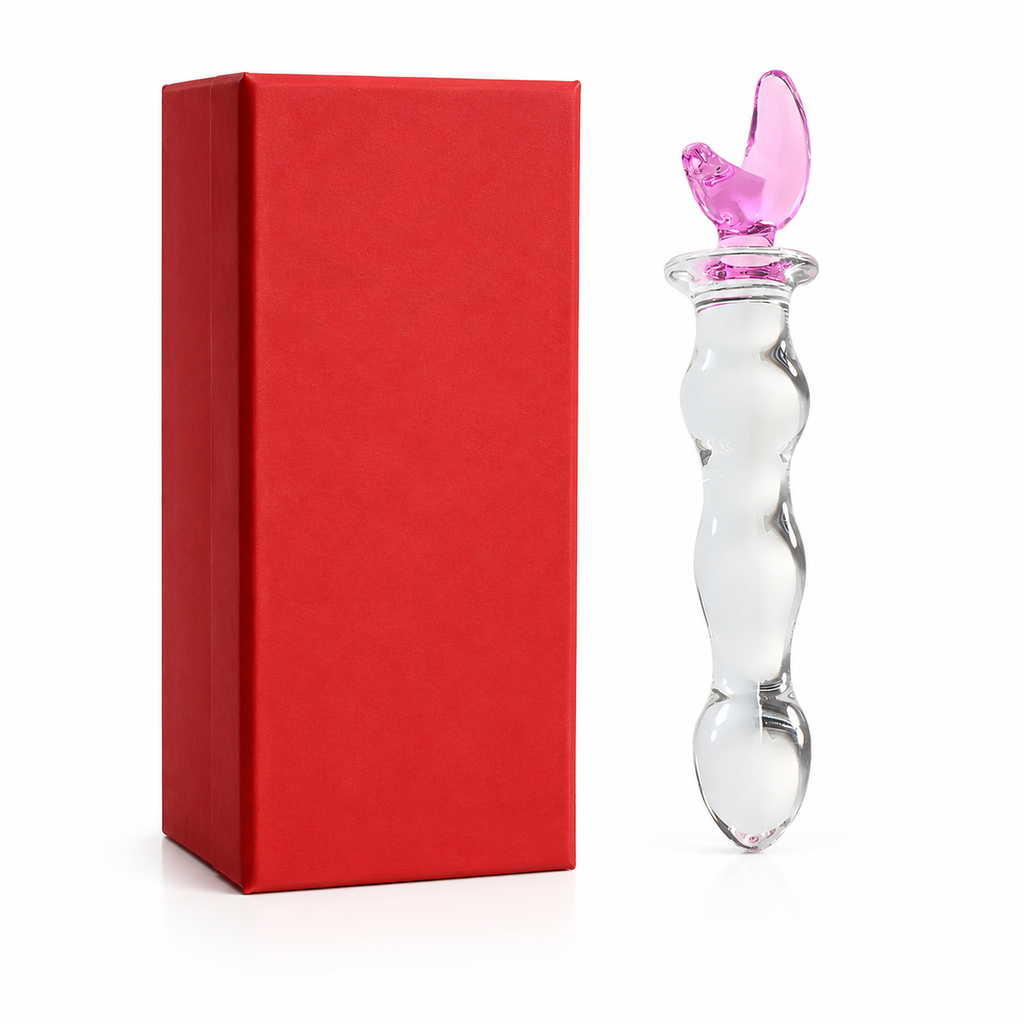 Figürlü Cam Anal Dildo