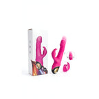 Hareketli Rabbit Vibratör Rose Pembe