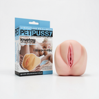 Pet Pussy Realistik Mastürbatör CyberSkin 17 cm (Bullet Dahil Değildir)