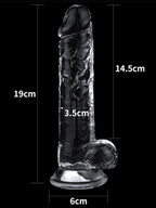 Flawless 7.5'' Clear Jel Dildo 19 cm
