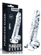 Flawless 7.5'' Clear Jel Dildo 19 cm