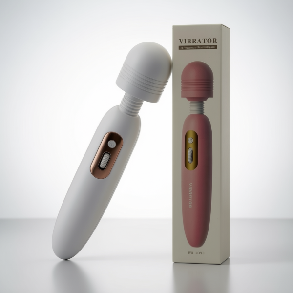Modern Masaj Wand Vibratör Pembe
