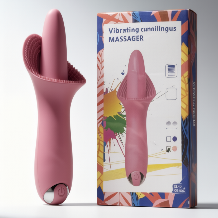 Tırtıklı Dil Vibratör Pembe