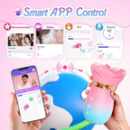 App Kontrollü Dil Fonksiyonlu Klitoral Vibratör
