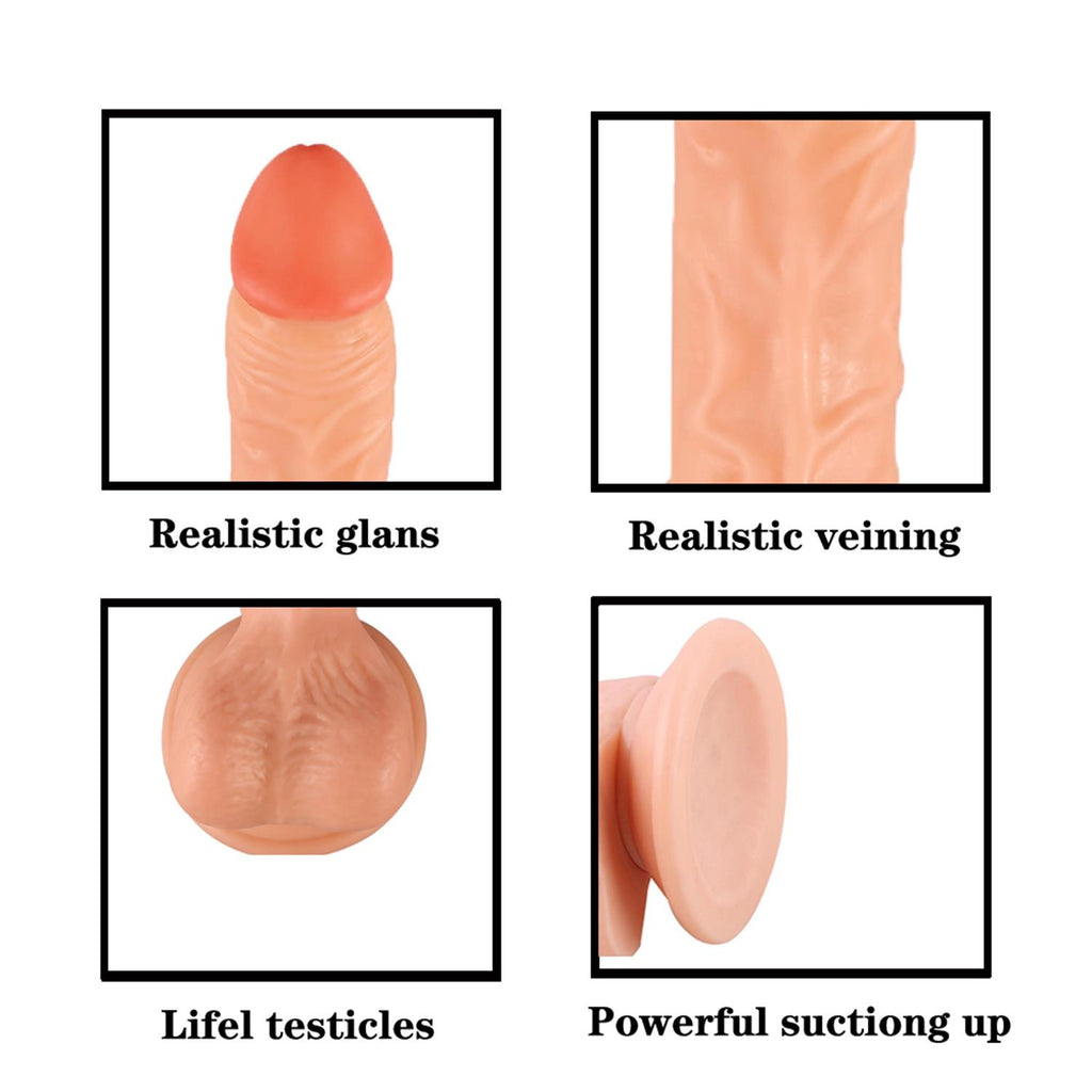 Belden Bağlamalı Realistik Dildo 17 cm