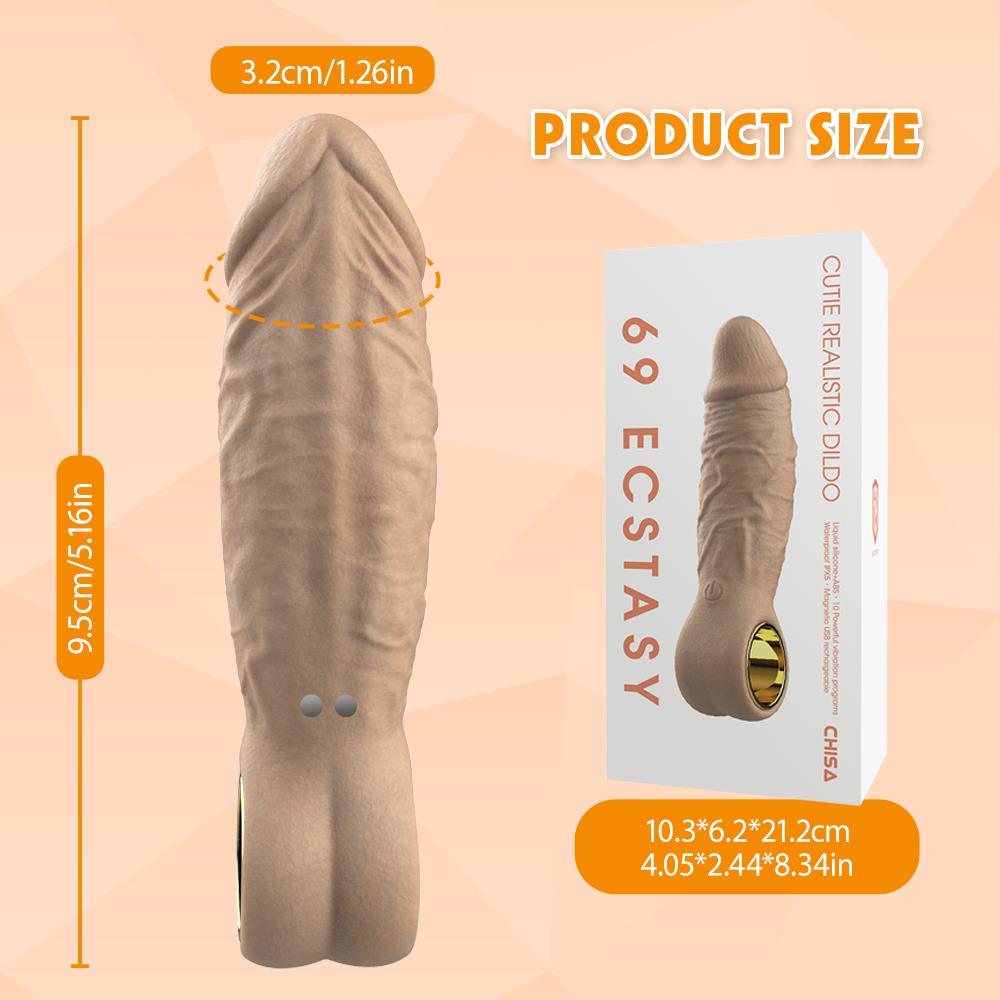 Chisa Cutie Realistic Titreşimli Mini Realistik Dildo