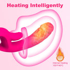 Çift Motorlu Modern Rabbit Vibrator Pembe