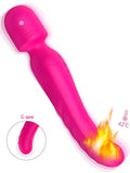 Isıtmalı Masaj Wand Çift Taraflı Vibratör 23 cm