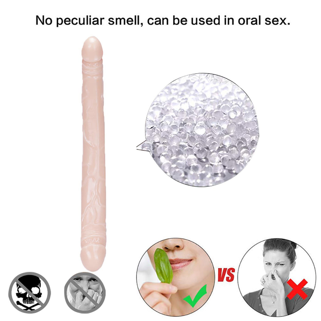 Çift Uçlu Realistik Dildo – 37,5 cm