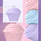 Cupcake Tasarımlı 5 Modlu Şarjlı Klitoral Uyarıcı Pembe