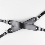 Deri Çapraz Göz Maskesi Ayarlanabilir Harness