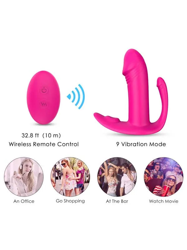 Çiftler İçin Giyilebilir Şarjlı Uzaktan Kumandalı Vibratör