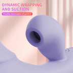Emişli Curved Rabbit Vibratör Mor